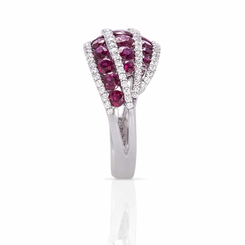  Angel Designs Exotic Ruby And Diamond Ring 14k 