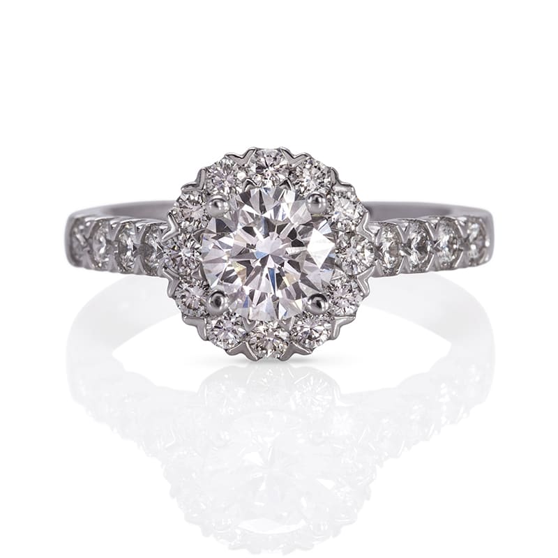 Women's Diamond Engagement Ring #103077 - Seattle Bellevue