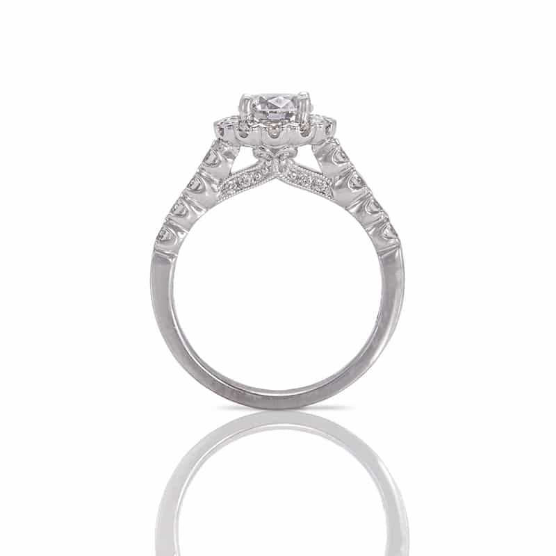  Diamond Engagement Ring In 18k 