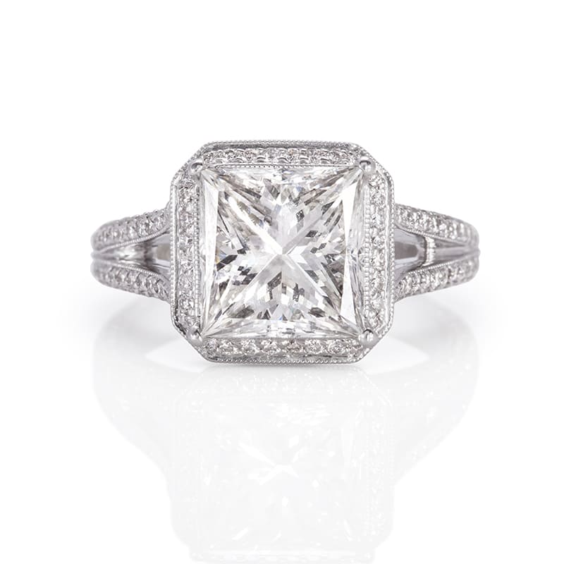  Diamond Engagement Ring In 18k 