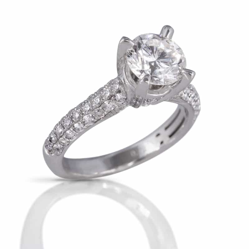  Brilliant Diamond Engagement Ring 