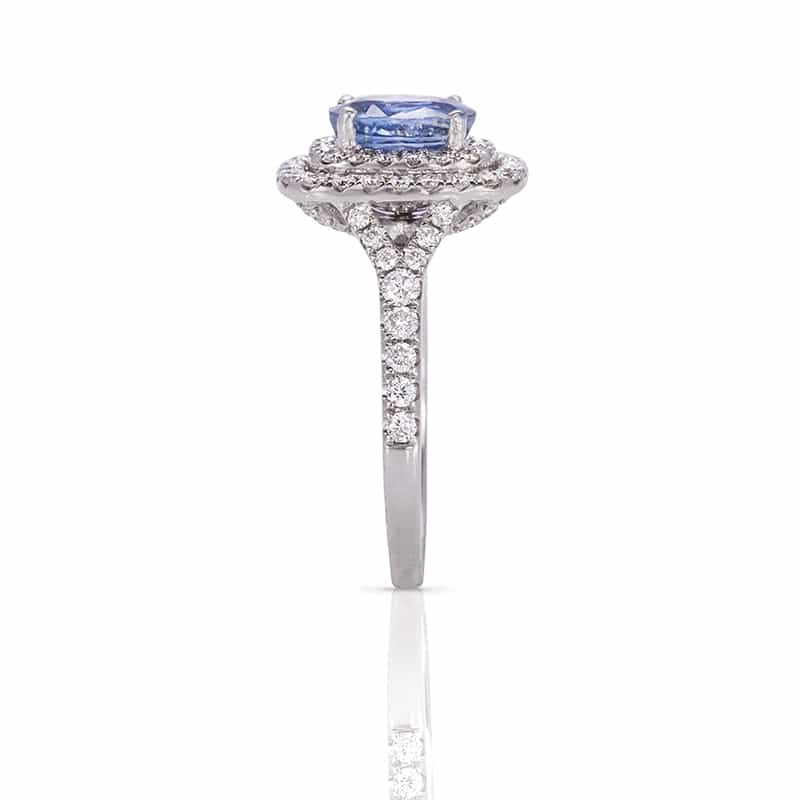  Sapphire & Diamond Ring In 14k 