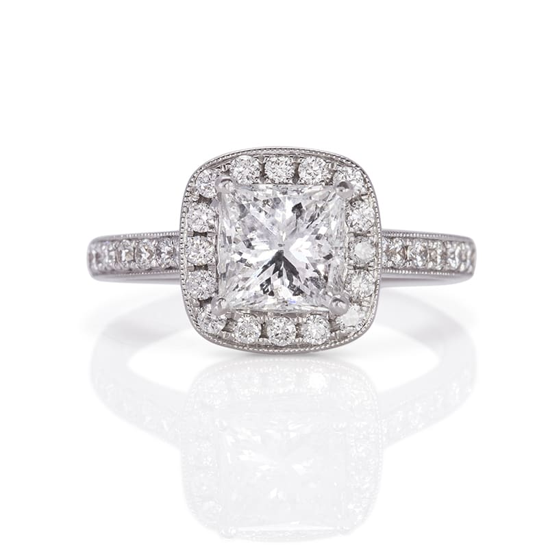  Diamond Engagement Ring In 14k 