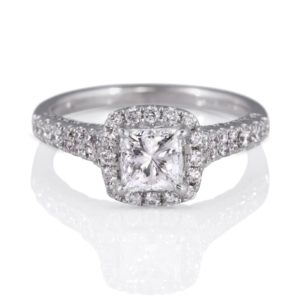 Princess engagement ring