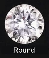 Round Diamond Shape