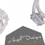 Drop Halo Engagement Rings